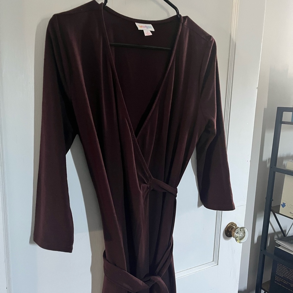 LuLaRoe wrap dress, S